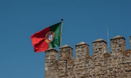 portugal, flag, ramparts, chateau, portugal, portugal, portugal, portugal, portugal
